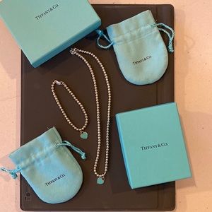 Tiffany necklace and bracelet